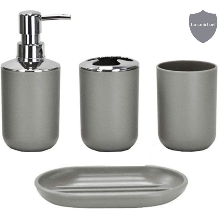 Latitude Run® 4 Piece Bathroom Accessory Set | Wayfair